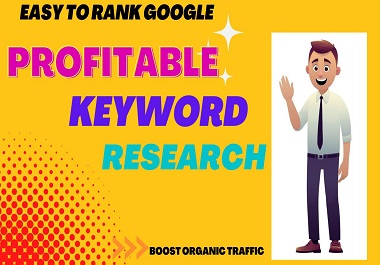 Profitable keyword research for SEO of your website