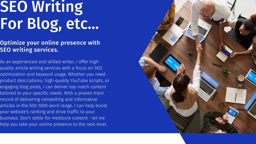 I Will Craft Expertly Written Blog Articles To captivate Your Audience.