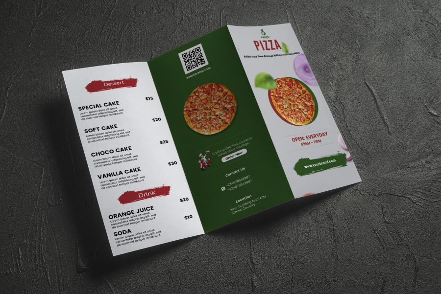 I will create a catchy trifold brochure