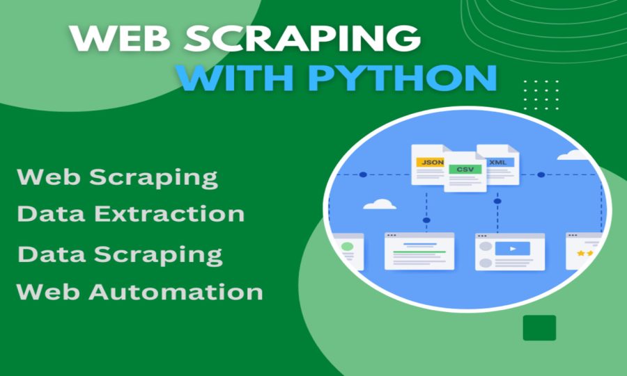 I will do web scraping with python