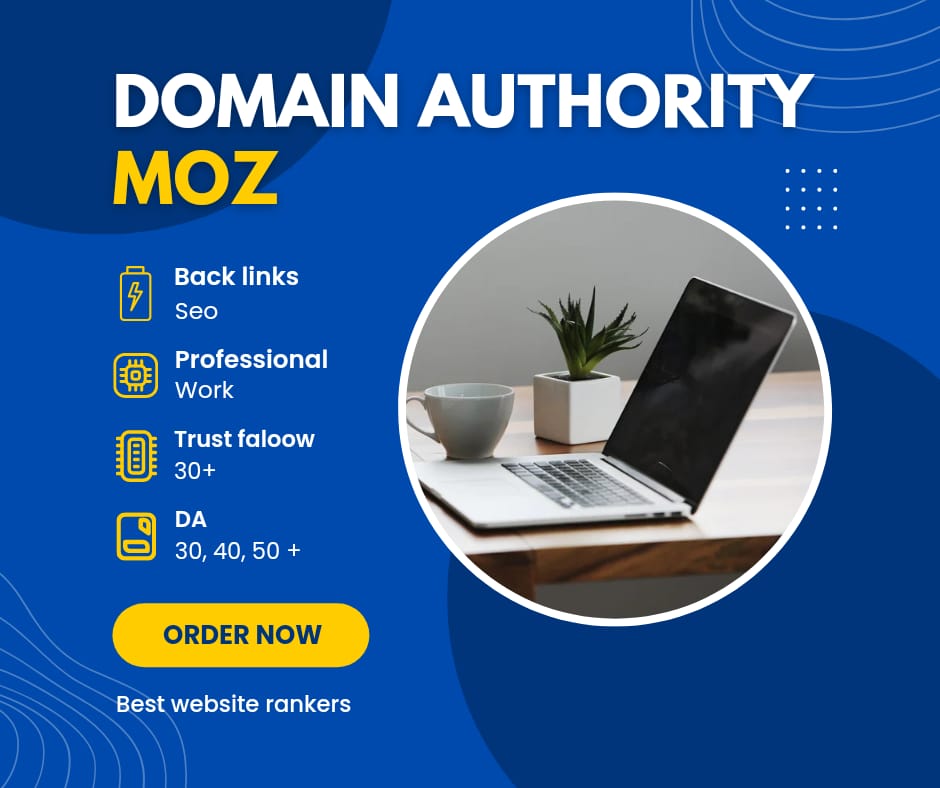 I will increase MOZ DA Domain Authority 30,40,50 and 60 plus for you