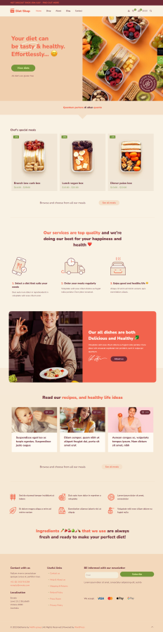Build a Modern & Professional WordPress One Page Website 