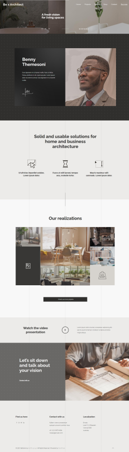 Modern & Professional Wix One Page Website Design & Development