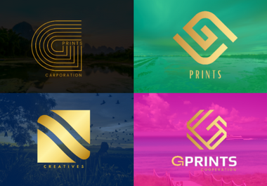 3 creative and modern logo design for your business in just 24 hours 