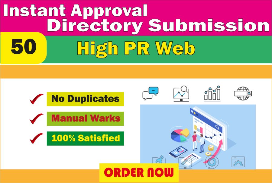 I will do 50 directory submission and business listing links