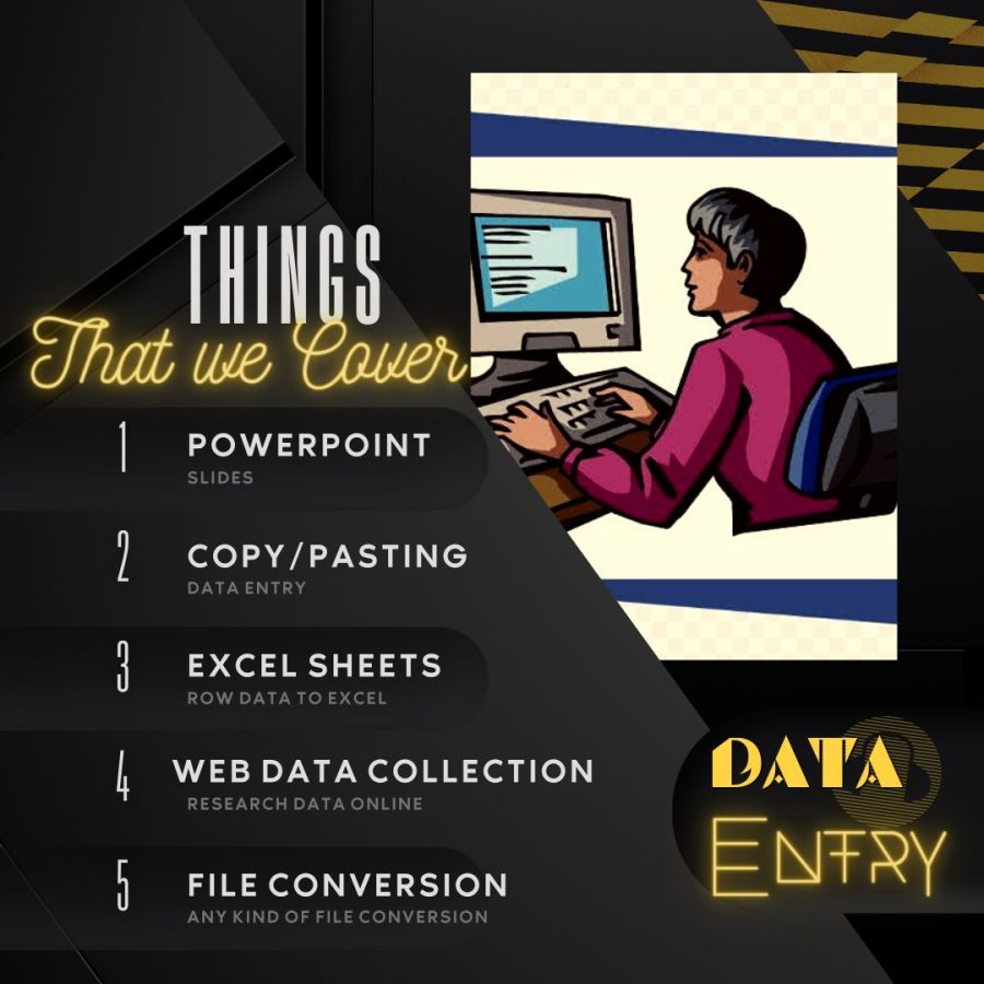 I will do accurate data entry, web research, copy paste and excel data entry,PowerPoint