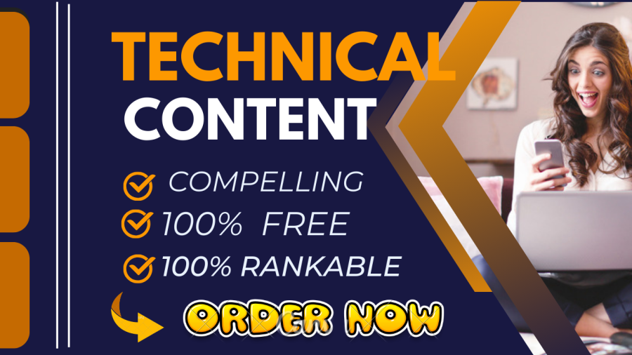I will do technical research and write tech articles, blogs, and reports