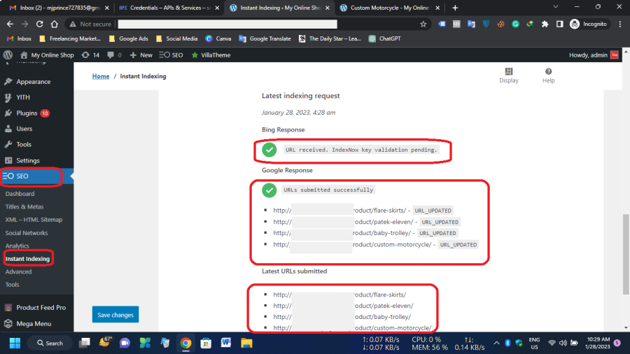 I will setup Instant Google Indexing API via SEOpress for WordPress