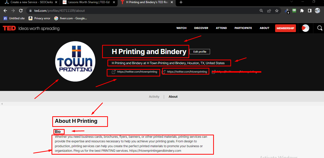 I Will DA up 50 to 90+ Profile Backlink - Total 100 Dofollow Social Media Profile Creation