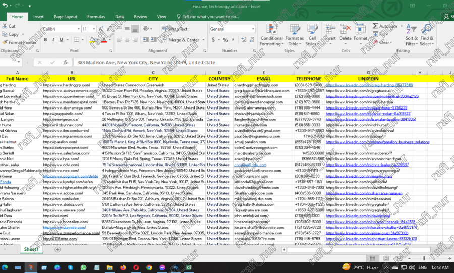 I will Provide Lead Generation, B2B Leads, LinkedIn Leads and Email Listing