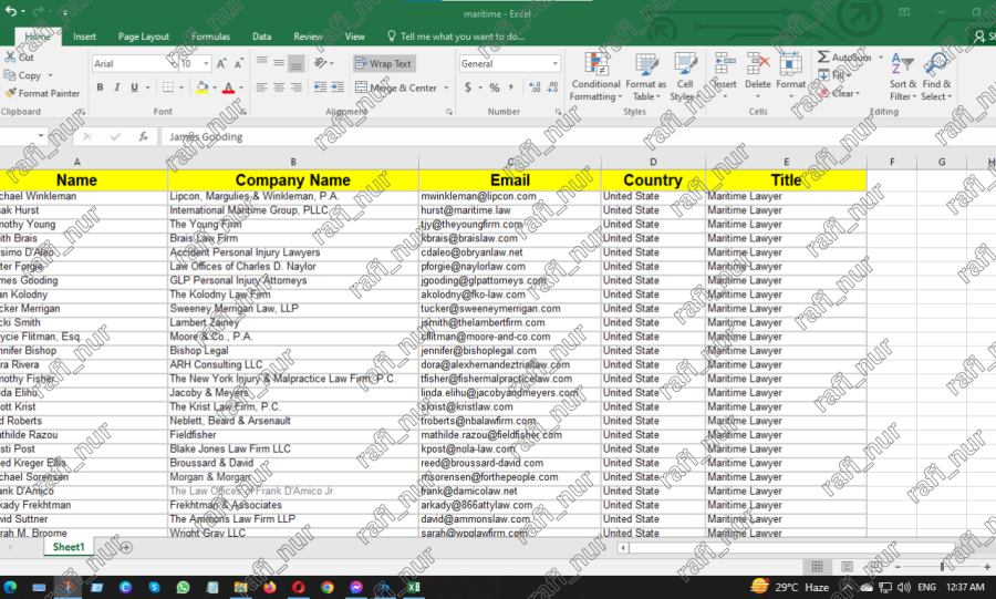 I will Provide Lead Generation, B2B Leads, LinkedIn Leads and Email Listing
