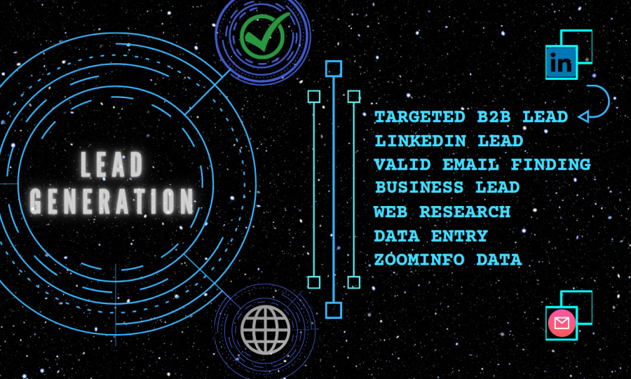 I will Provide Lead Generation, B2B Leads, LinkedIn Leads and Email Listing
