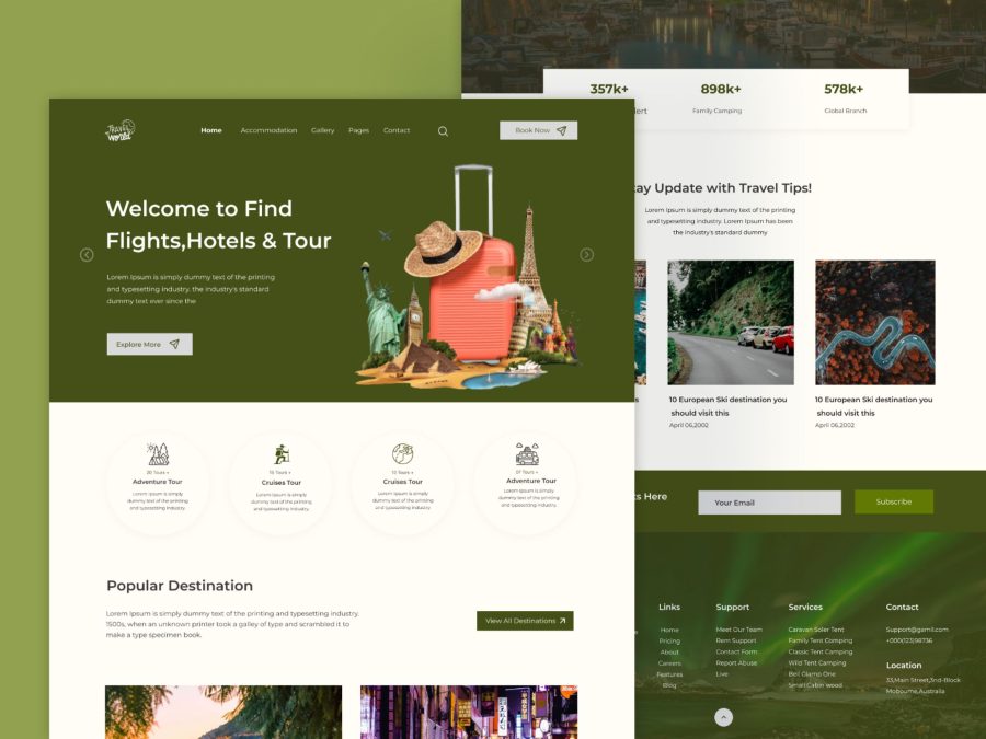 Create Stunning Landing page and Ui/Ux Designs.