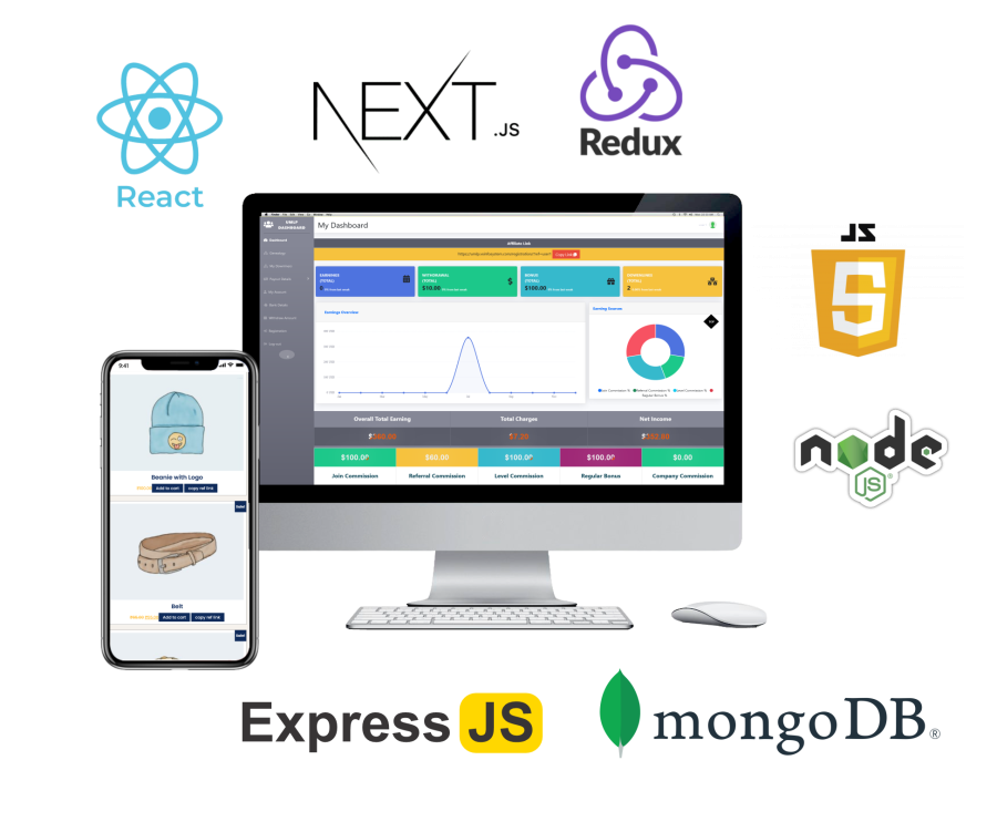 Next js & React js, Commerce Website full stack, Service & Customization