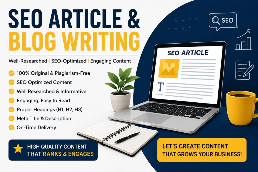 SEO Article & Blog Writing &ndash; Well-Researched and SEO-Optimized Content