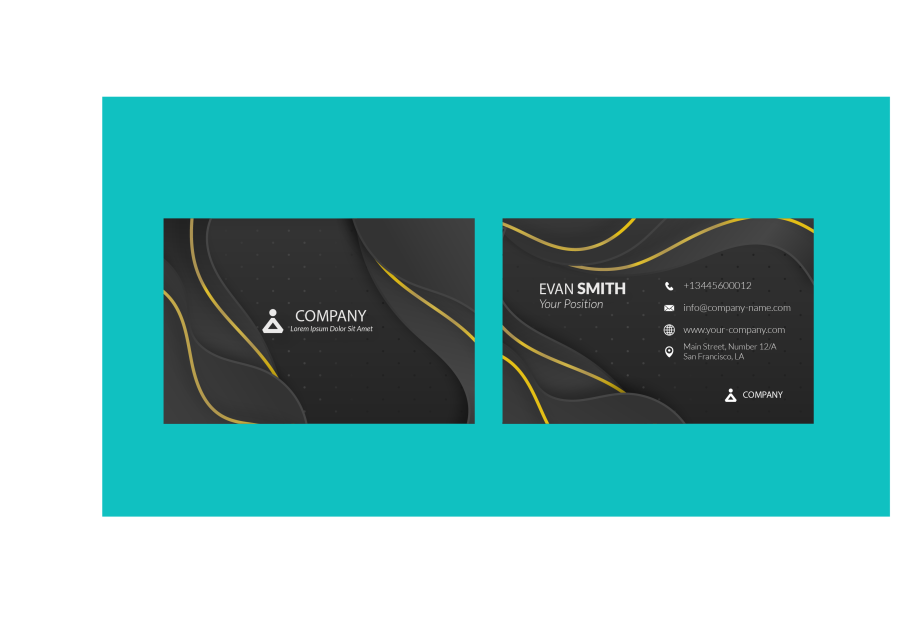 I will make business card for your business