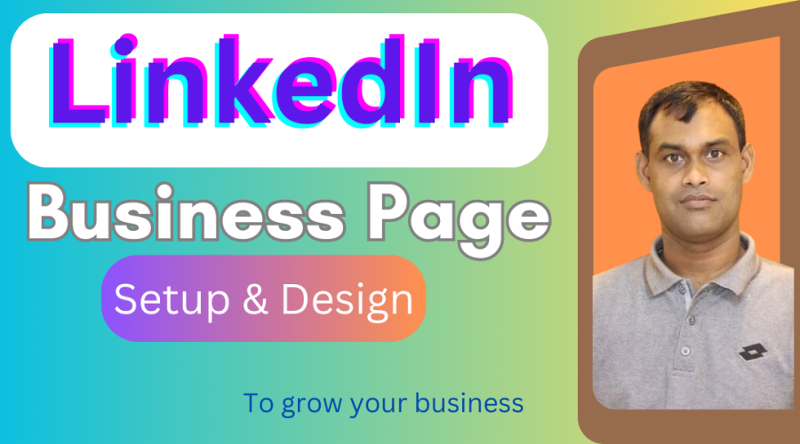 I will create and design attractive professional LinkedIn business page. 