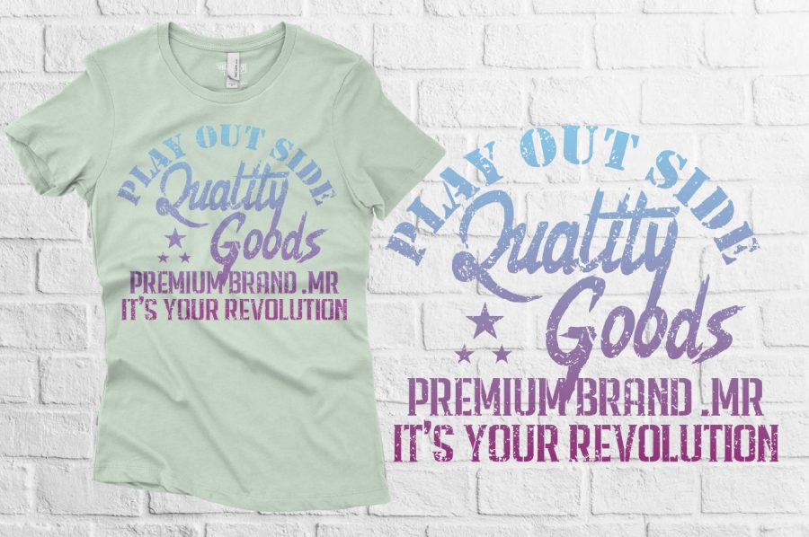 I will typography t shirt design for your print on demand