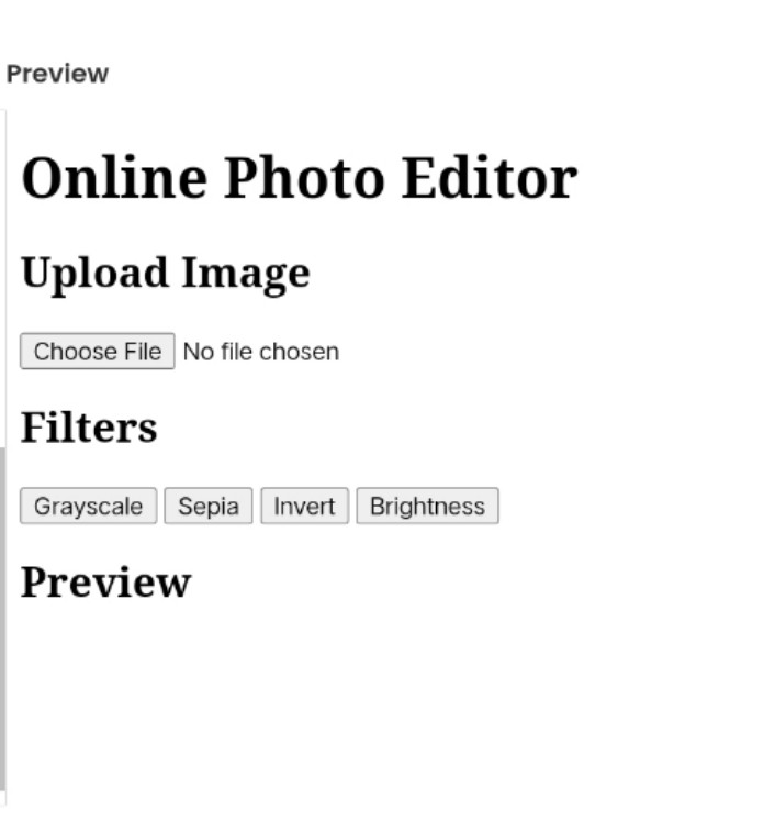 Simple and Easy Image Editor in HTML, CSS and JAVASCRIPT.