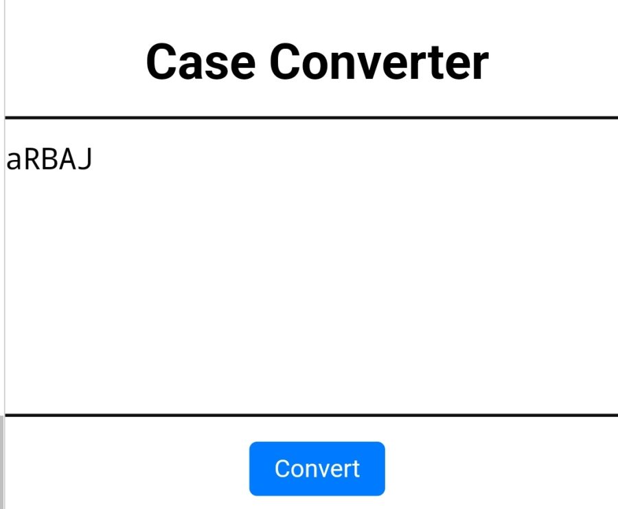 Responsive HTML/JS Case Converter: Convert Text between Uppercase and Lowercase with Ease"