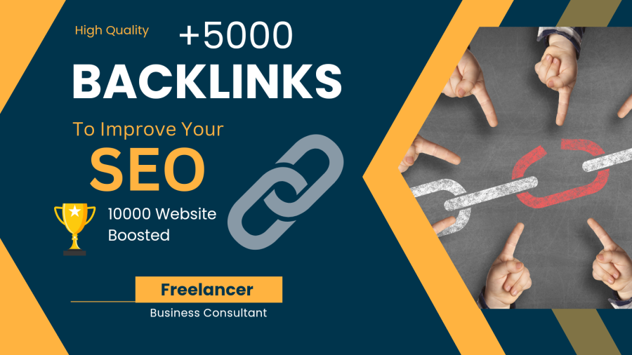 + 5000 Backlinks for boost website 