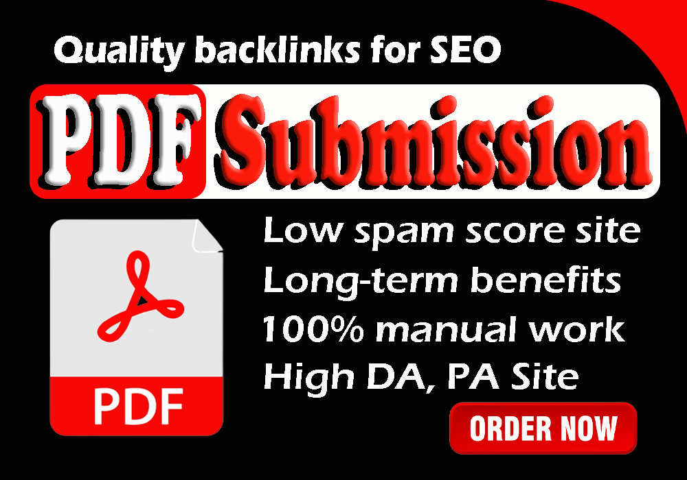 20 Professional PDF Submission Service for high DA, PA, site Increased Visibility and Reach