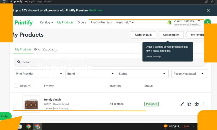I will create a POD Printify store and integrate it with Shopify