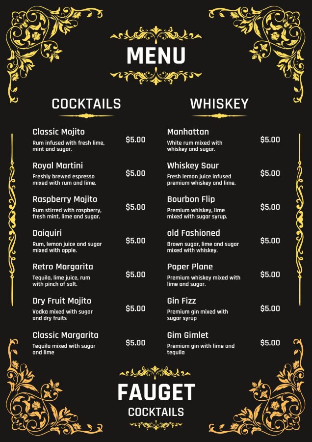 I will Create Professional food menu for Restaurant, Caf&eacute; And Bar