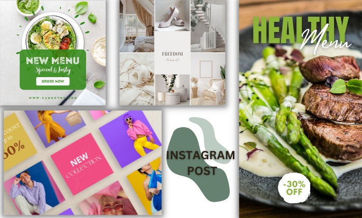 I will create beautiful social media feed