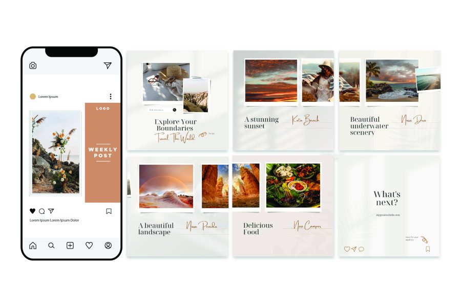 I will create beautiful social media feed