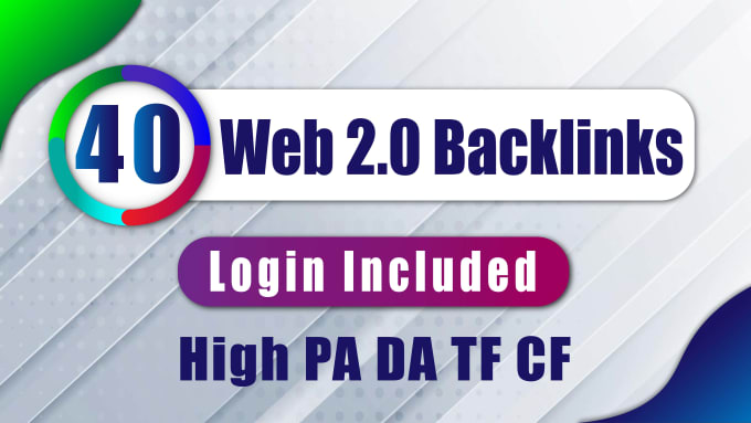 I will build authority web 2 0 backlinks