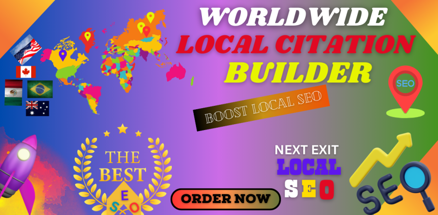 For Google ranking, I'll create the best local citations and company directories in the USA.