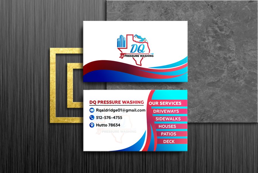 I will design Pressure Washing and Junk Removal Business Card