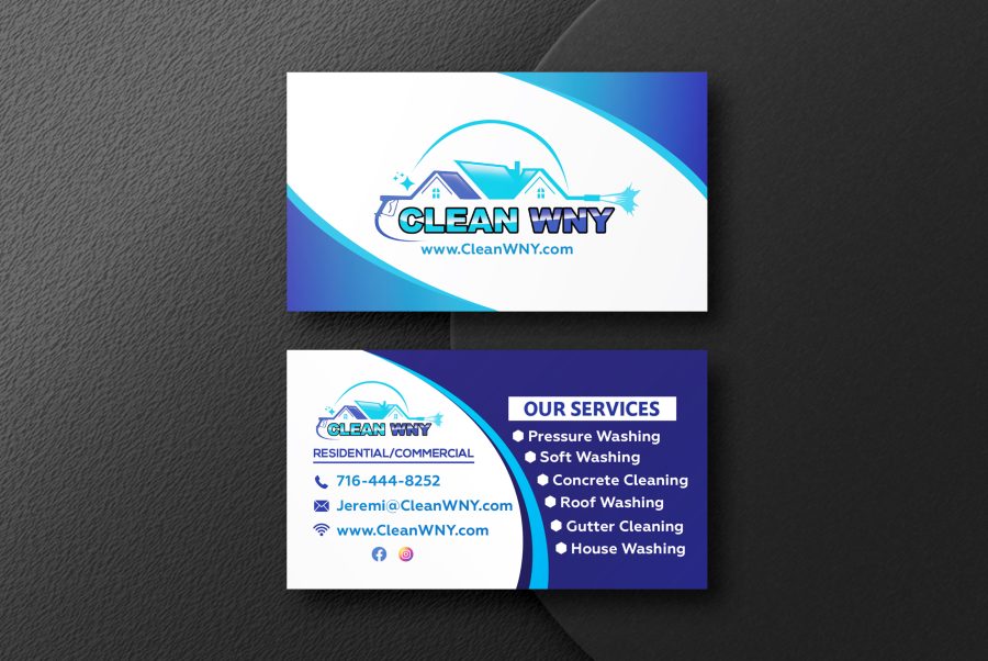 I will design Pressure Washing and Junk Removal Business Card