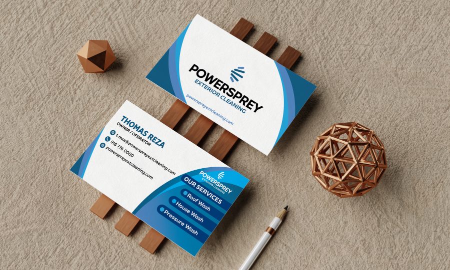 I will design Pressure Washing and Junk Removal Business Card