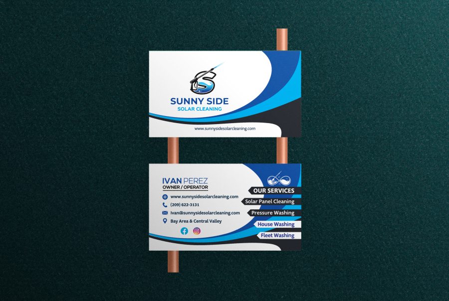 I will design Pressure Washing and Junk Removal Business Card
