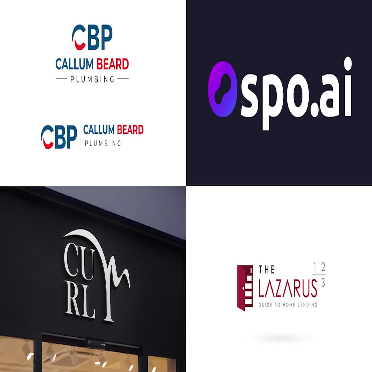I will design a modern brand identity lettering logo for your business