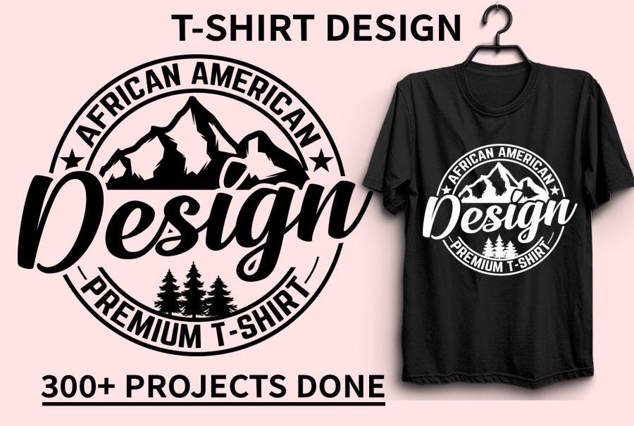 I will do typography t shirt design and custom t shirt design , graphic t shirt design