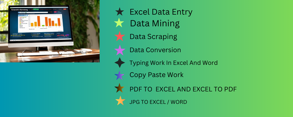 "Efficient Data Entry Services: Accuracy, Speed, and Reliability for Your Business Success"