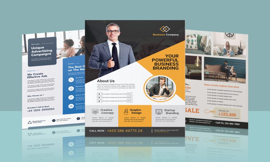 I will design an awesome flyer, business card, banner or cover.