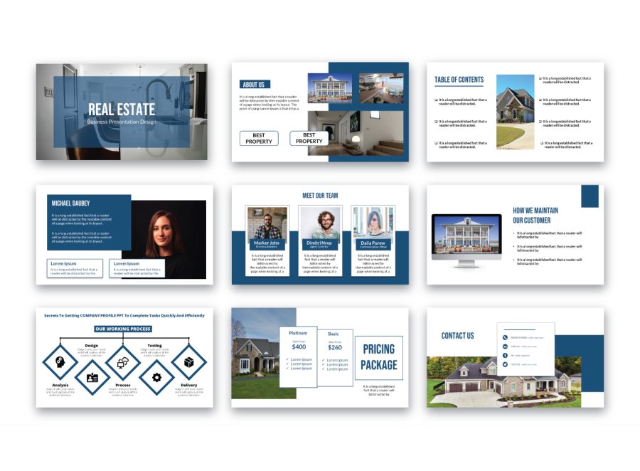 I will design professional and engaging powerpoint presentation slides for any business
