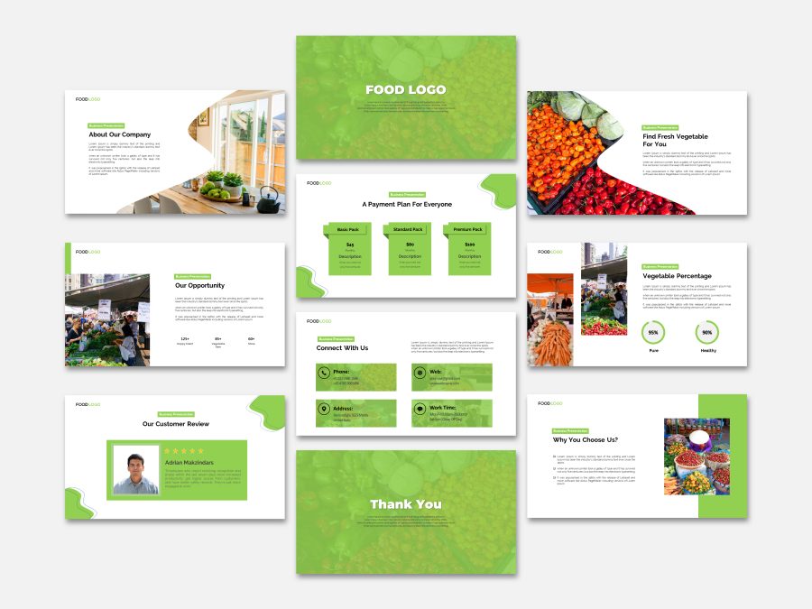 I will design professional and engaging powerpoint presentation slides for any business