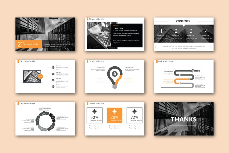 I will design a branding powerpoint presentation or ppt template