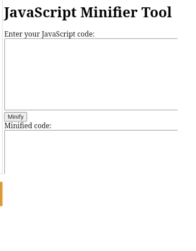 "Efficiently Reduce Your Code with Our JavaScript Minifier Tool"