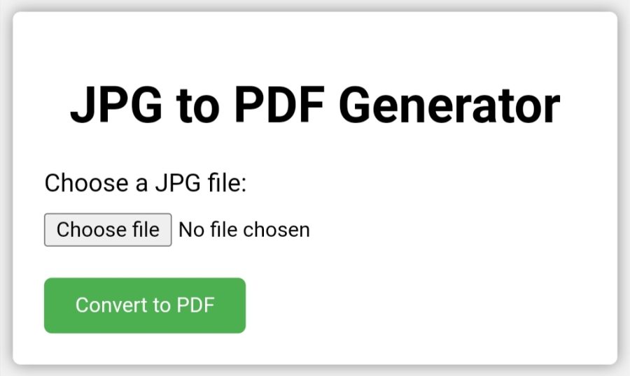 Easily and super fast convert JPG to PDF