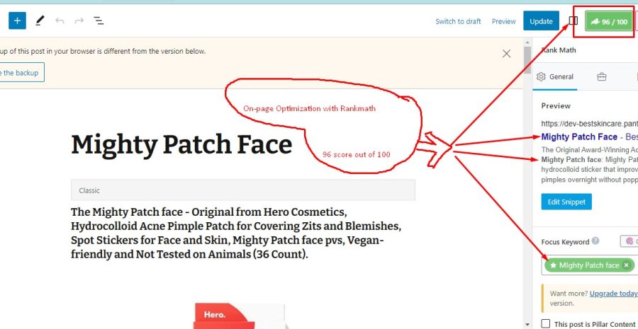 I will do wordpress on page seo optimization with Yoast or Rankmath