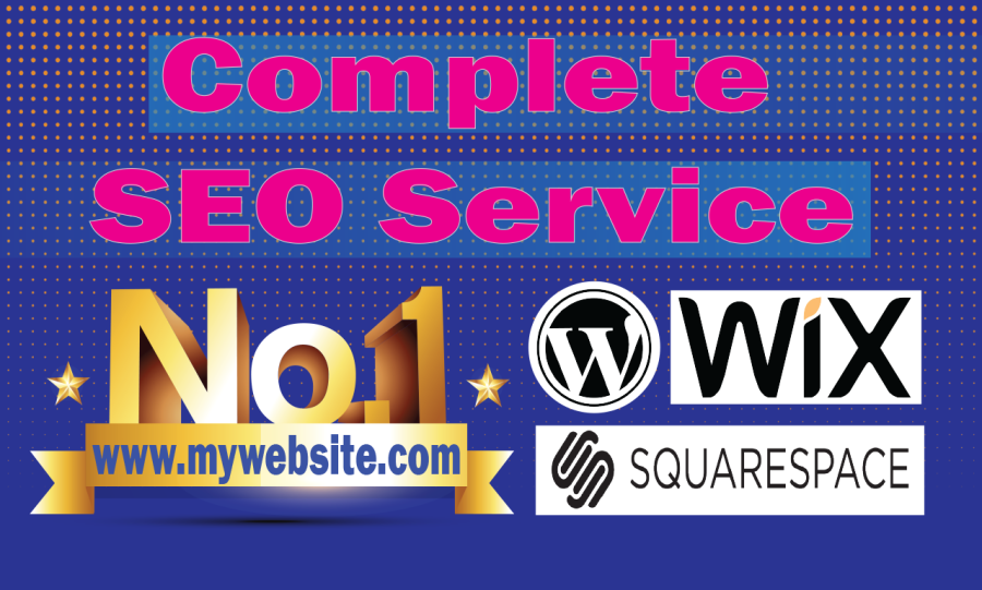 I will do complete monthly SEO service to optimize wordpress, wix, squarespace website