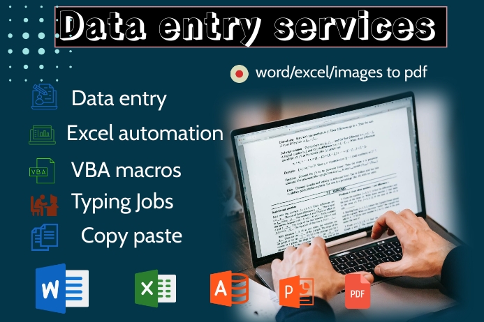 I will do data entry, copy & paste and typing work perfectly 