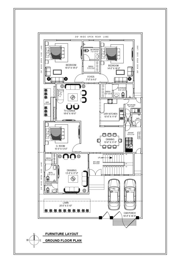 I will Draft any type of Architectural 2d Floor Plans Using AutoCad