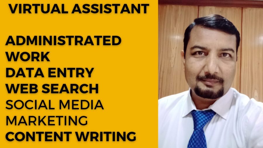 Virtual Assistant Tasks, Web search, Data Entry and analyzing, social media marketing, content.